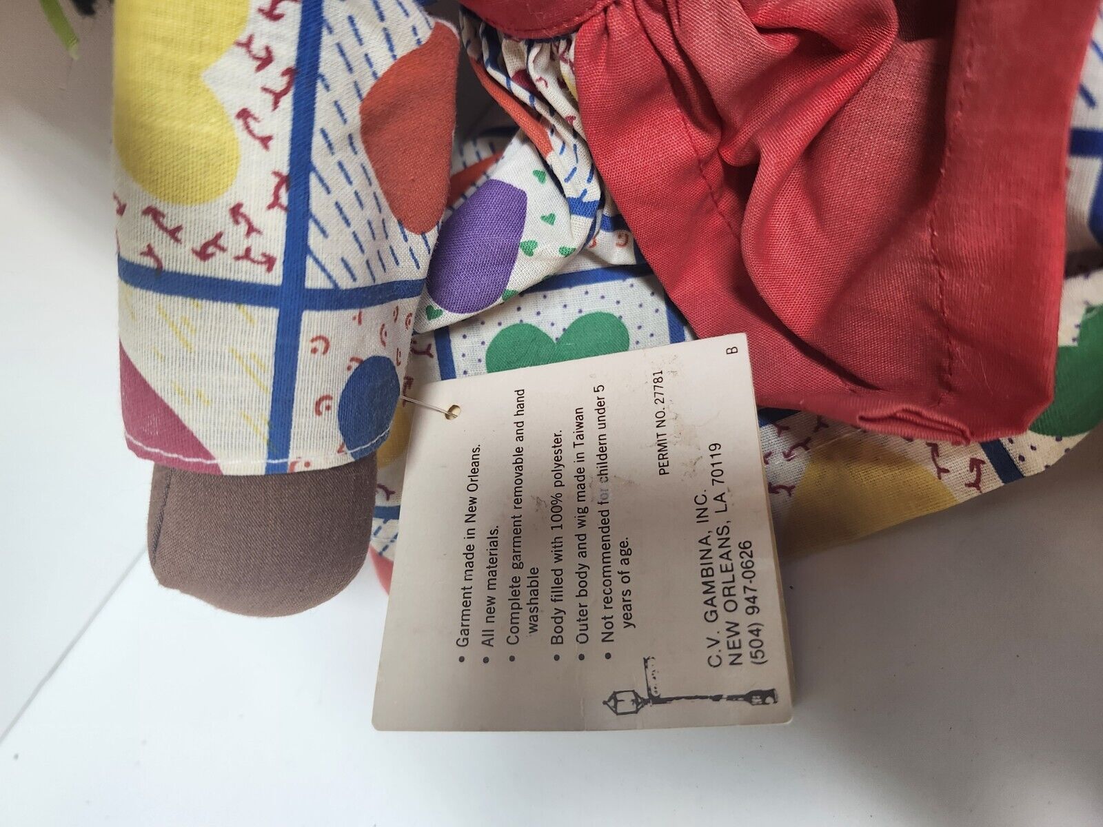 Gambia Nikkei Doll Circa 1700’s Vintage Doll