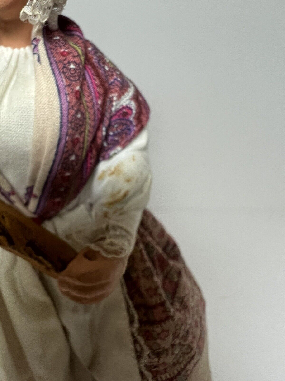 Bread Woman Doll 1800’s Clothing Look Grandma Abuela Handmade Vtg