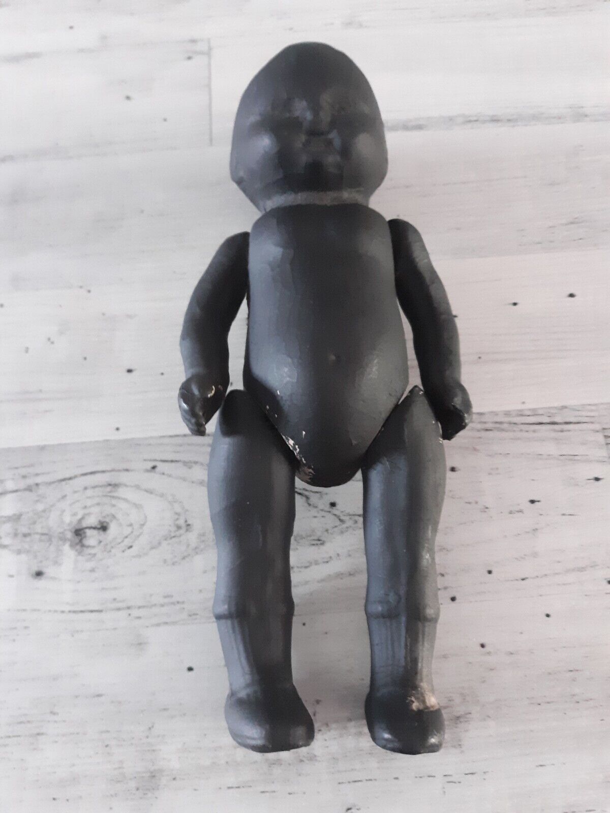 Vintage 1800s Black African American Baby Composition Jointed 9" Doll 