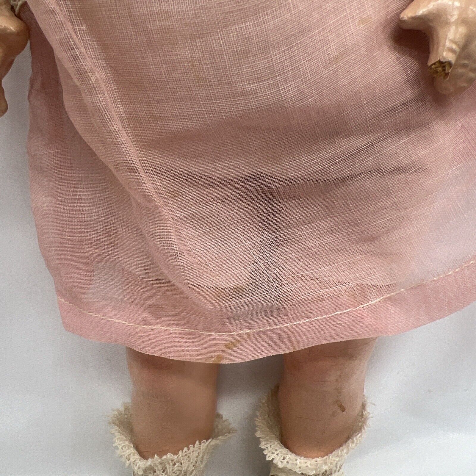 1900s Cloth Body Doll Baby Tin/Sleepy Eyes Soft Body Cryer ? Baby Unknown