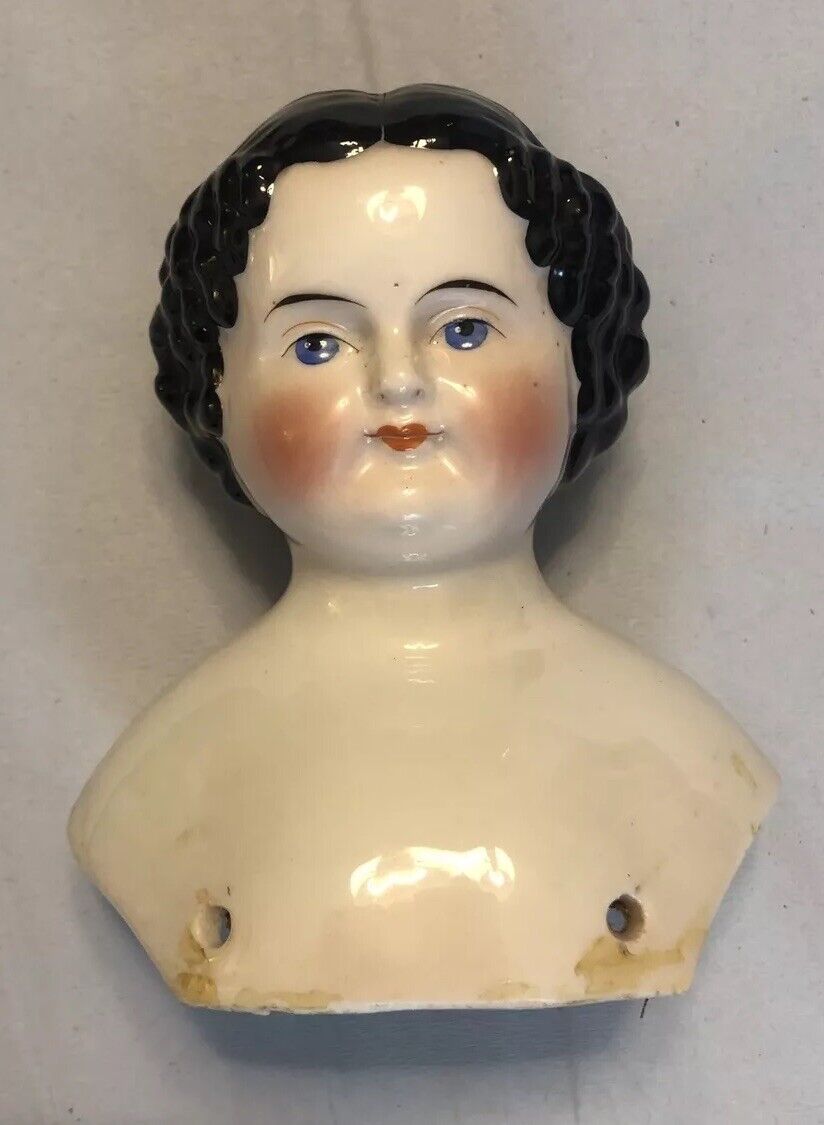 Antique GERMAN 1800’s China Doll Head…. Head Only