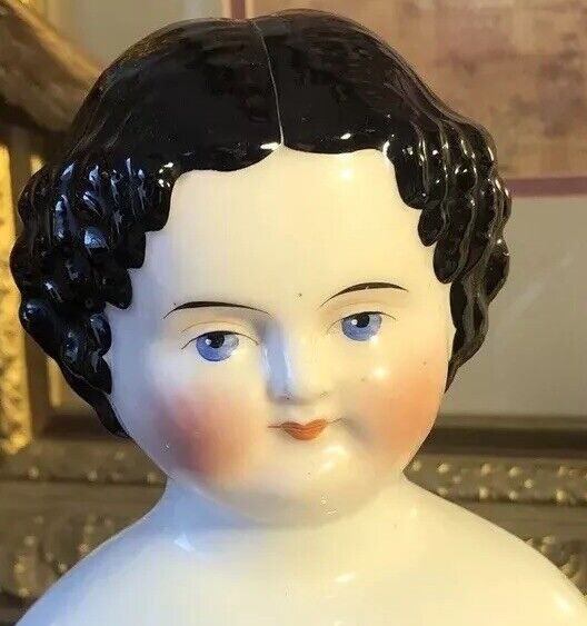 Antique GERMAN 1800’s China Doll Head…. Head Only