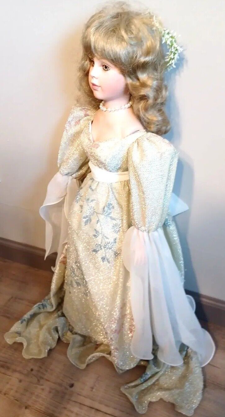 28" Michael Reid Bisque Doll Galaxy 1800's Victorian Style w/Wings LE #302
