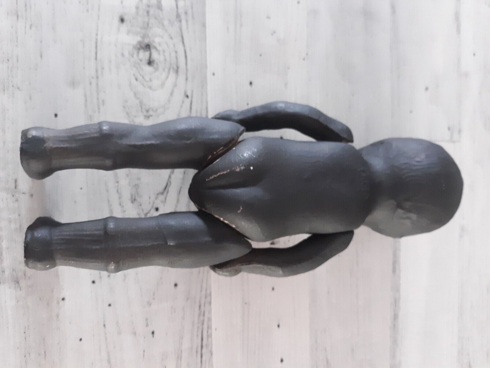 Vintage 1800s Black African American Baby Composition Jointed 9" Doll 