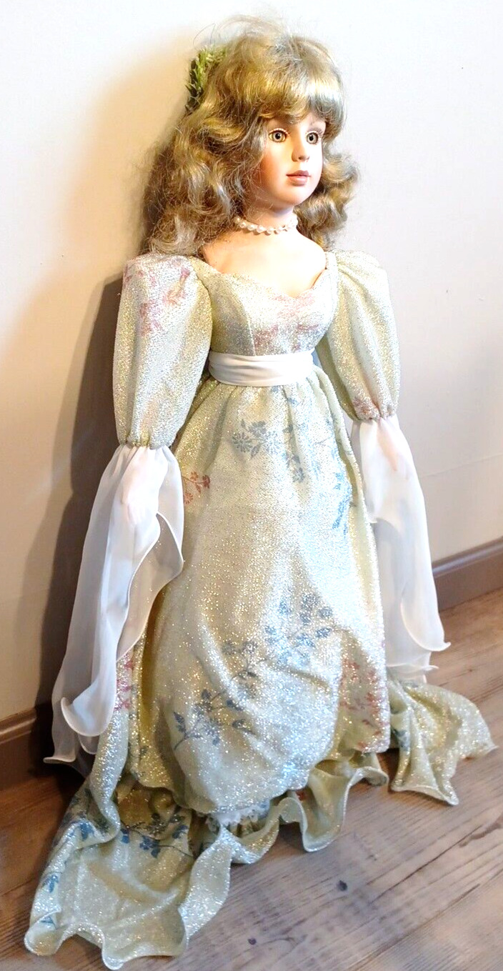28" Michael Reid Bisque Doll Galaxy 1800's Victorian Style w/Wings LE #302
