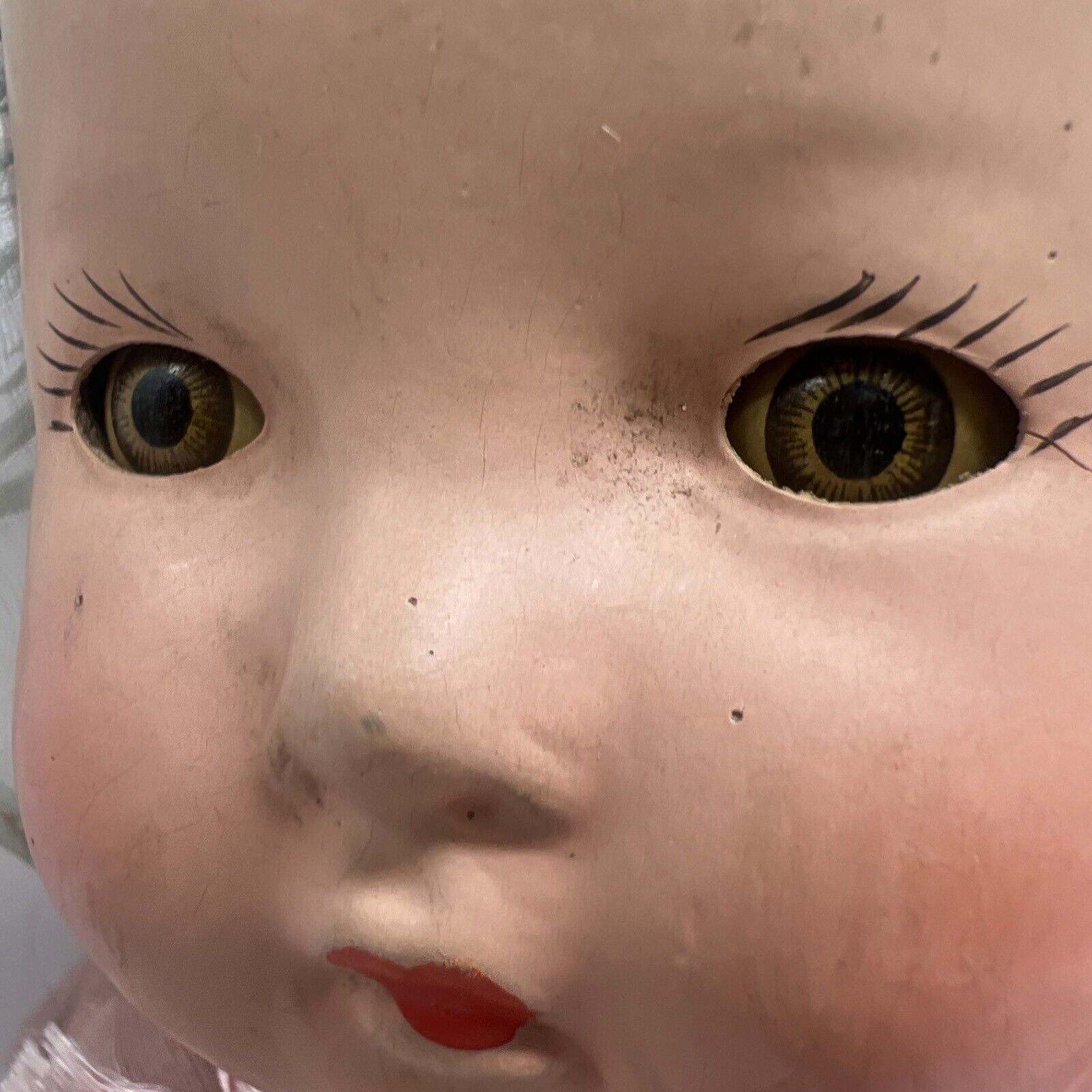 1900s Cloth Body Doll Baby Tin/Sleepy Eyes Soft Body Cryer ? Baby Unknown