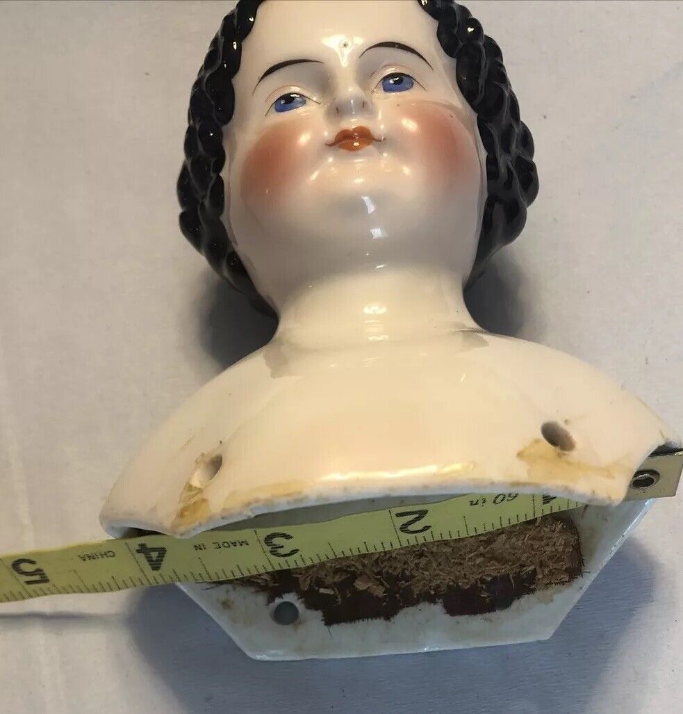 Antique GERMAN 1800’s China Doll Head…. Head Only