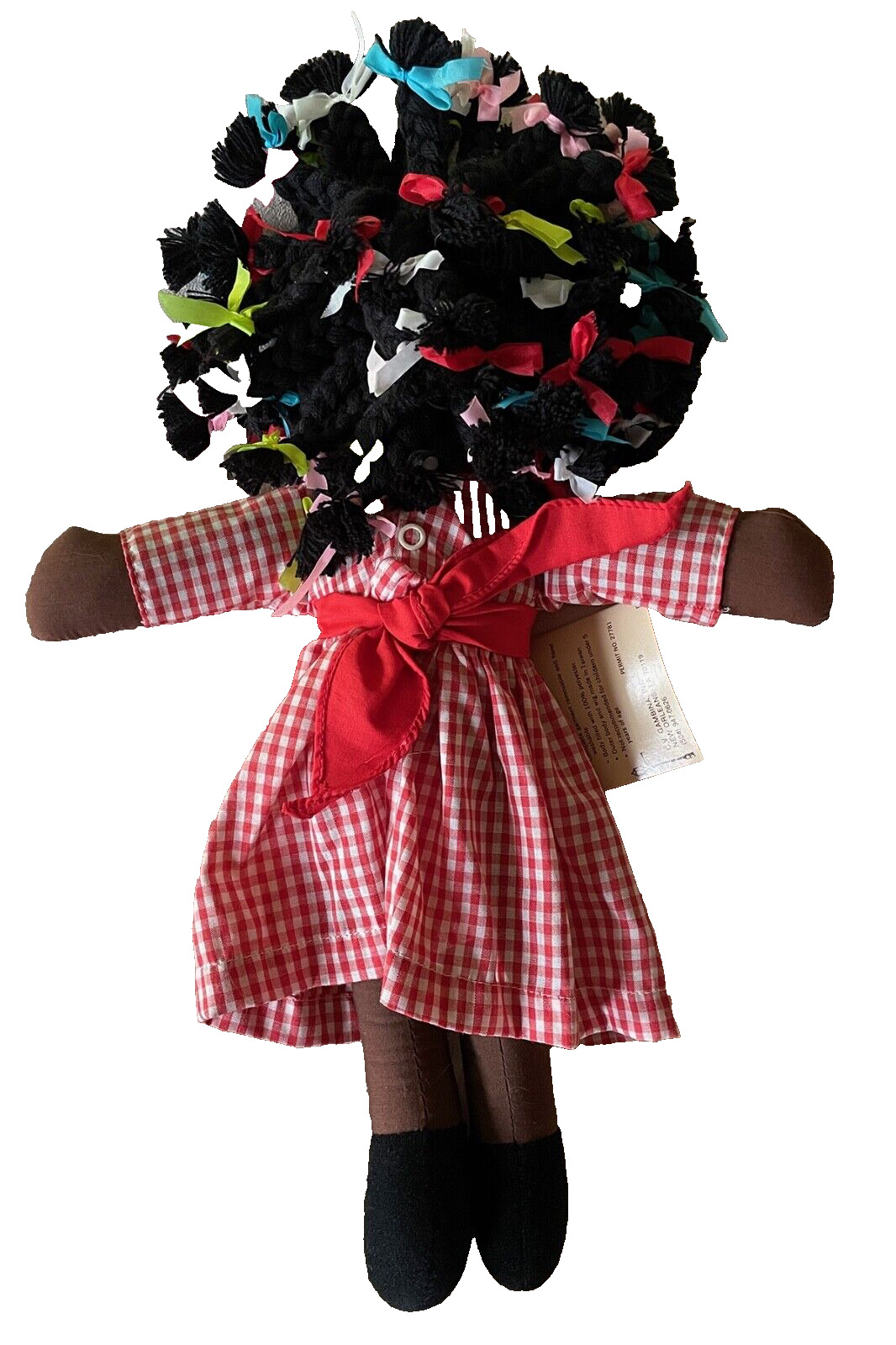 VINTAGE Gambina Doll Ninkie Orleans African-American Rag Folk Doll NWT 1700s