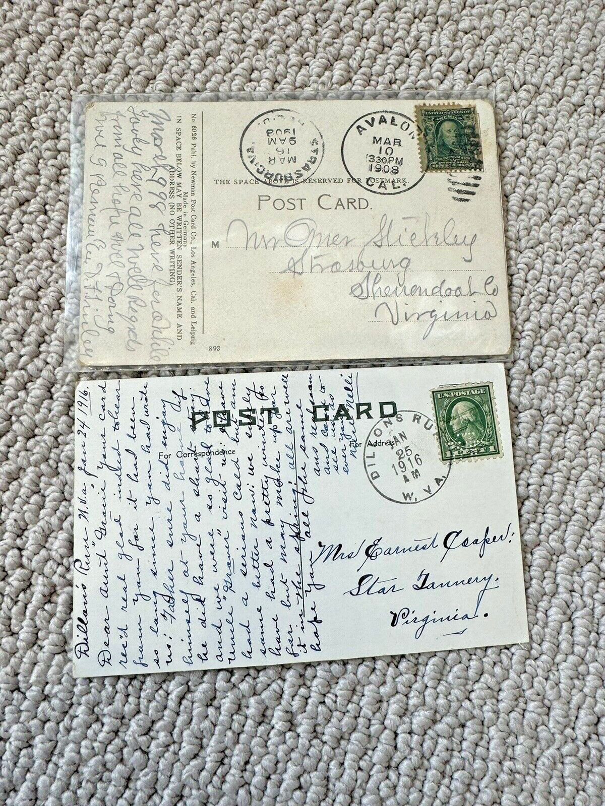 SUPER COOL! Lot of 22 Random Vintage Postcards from Early 1900s Some w/Postmarks