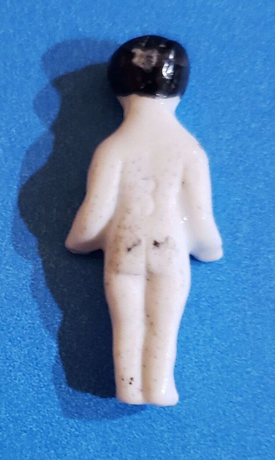 ANTIQUE 1800's GERMANY MINIATURE CHINA FROZEN CHARLOTTE 1.5" boy, girl DOLLs