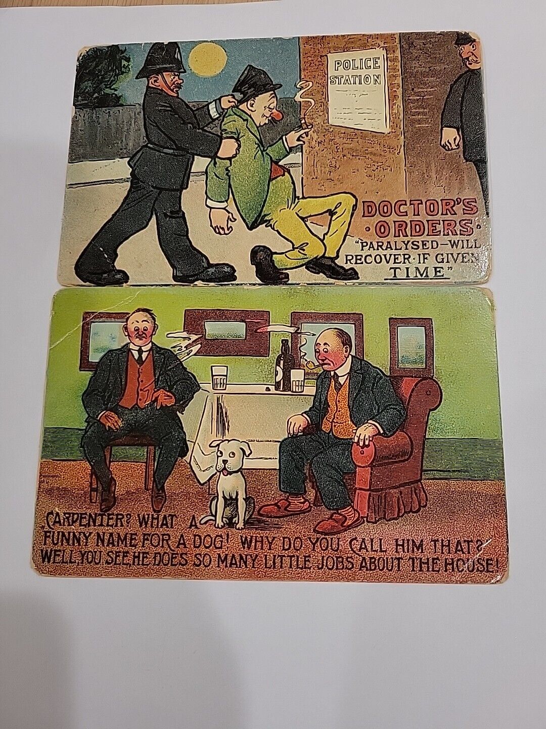 Antique Comic Postcards Early 1900s Lot 2 #A12