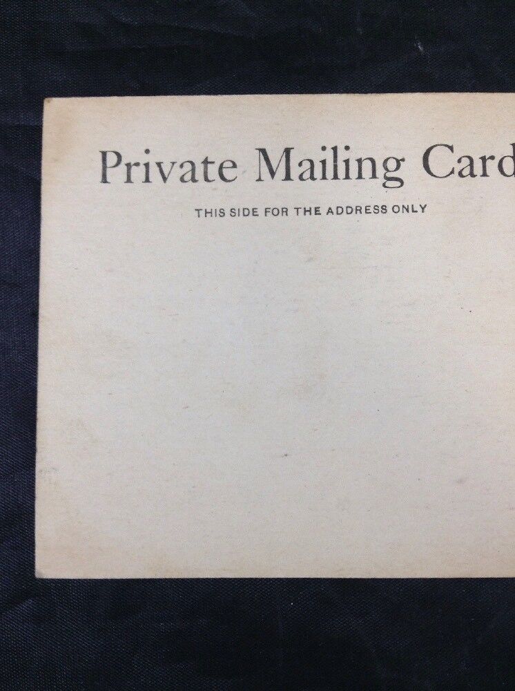 Comic Postcard Risque Humor Private Mailing Card Vintage Early 1900s B&W Drawing