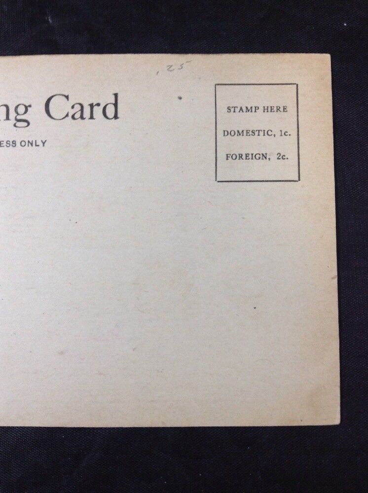 Comic Postcard Risque Humor Private Mailing Card Vintage Early 1900s B&W Drawing