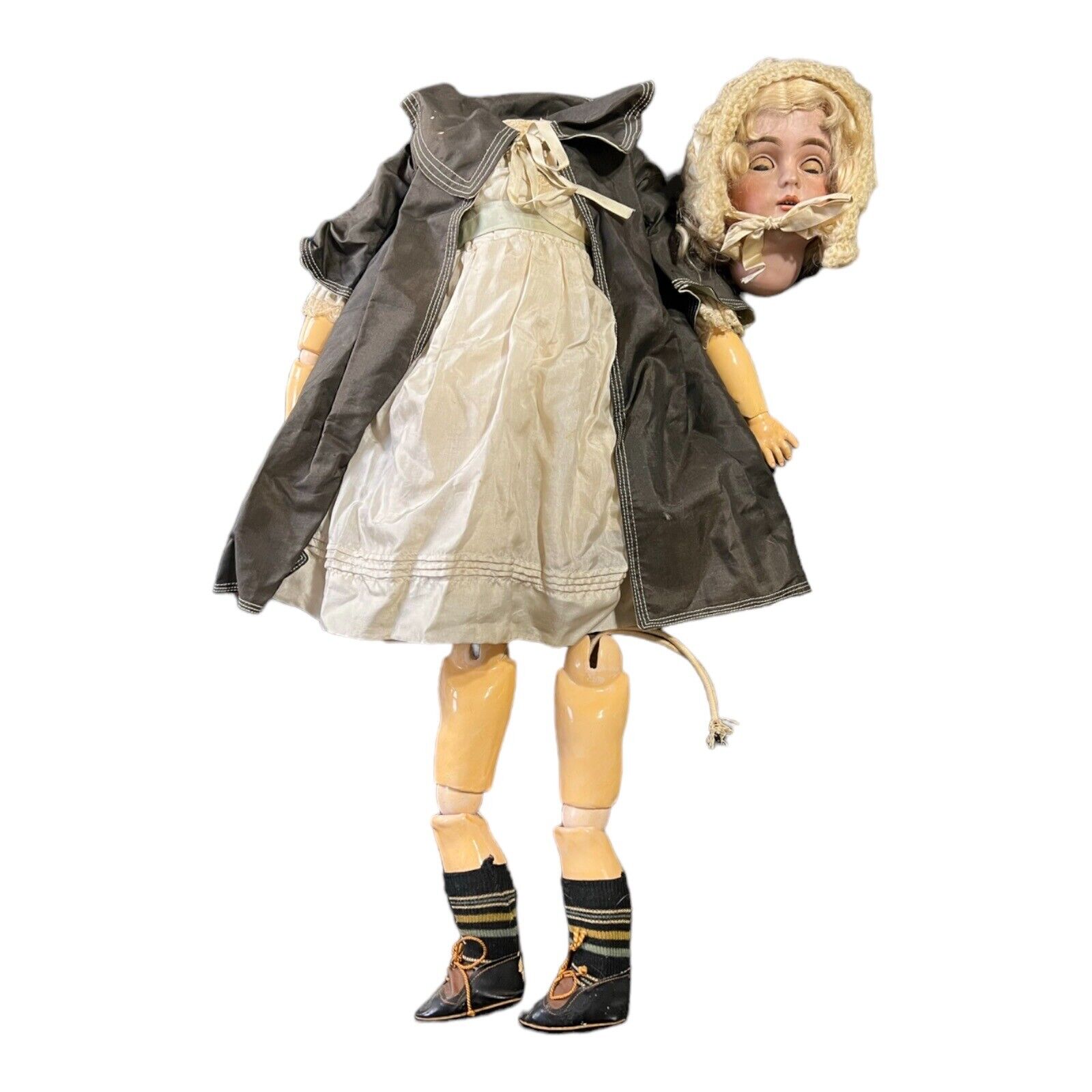 Antique Kestner Bisque German Doll 129 12 Comp Body Ball Joint 1800s