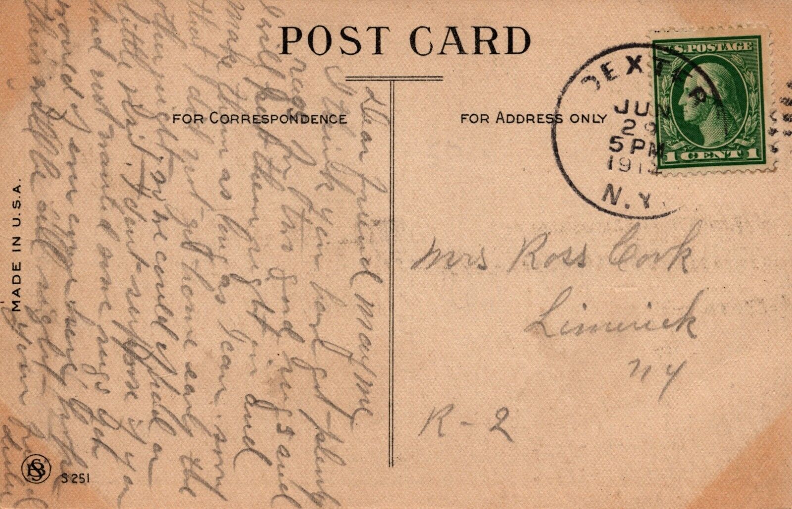 Lot of 4. Posted in 1900s Postcards. Comic & Humor & Funny