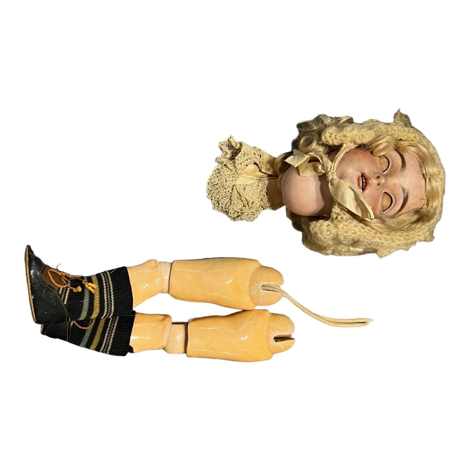 Antique Kestner Bisque German Doll 129 12 Comp Body Ball Joint 1800s