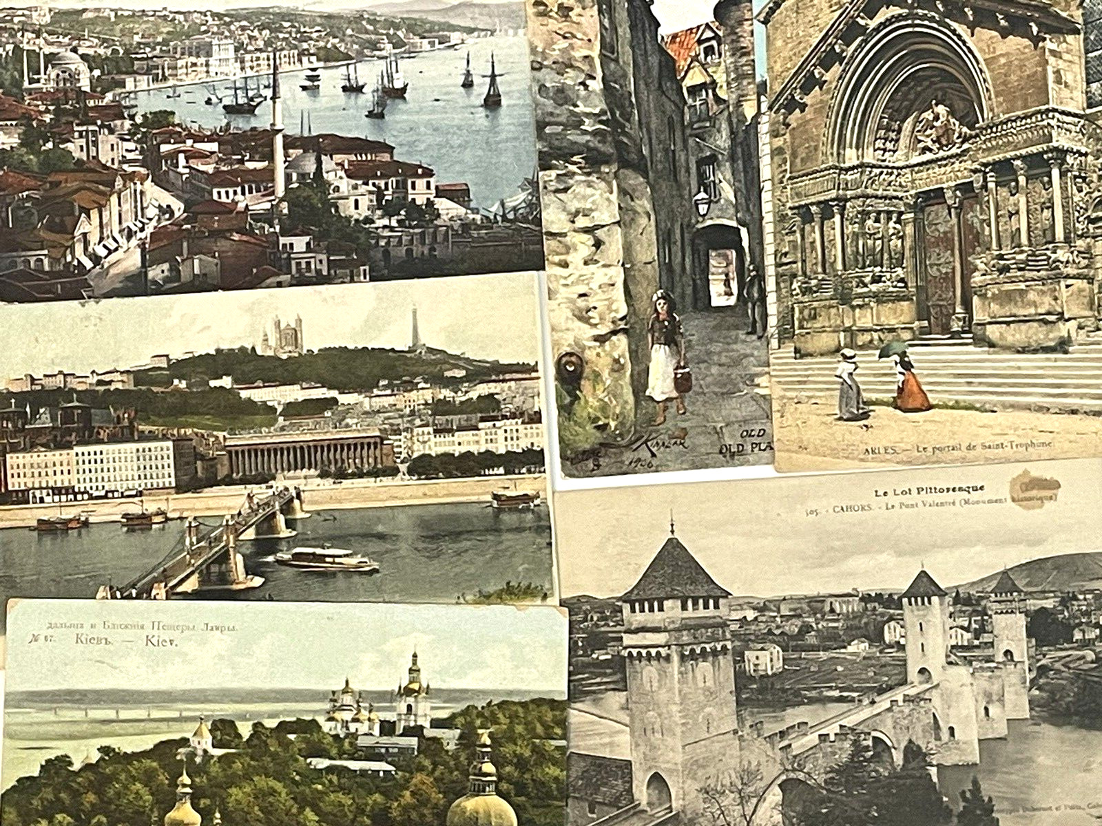 Antique Postcards Europe 1900-10 Divided Back Landmarks Landscape Random Lot 15