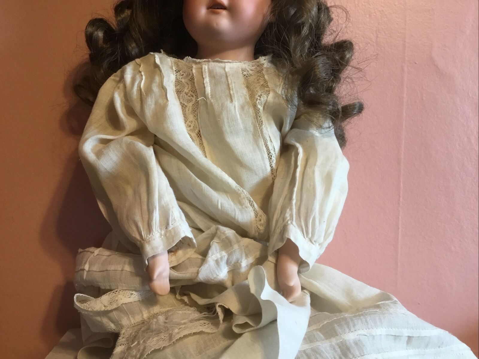 Armand Marseille Doll 370 AM 2/0 DEP Antique German Bisque Head   1800s