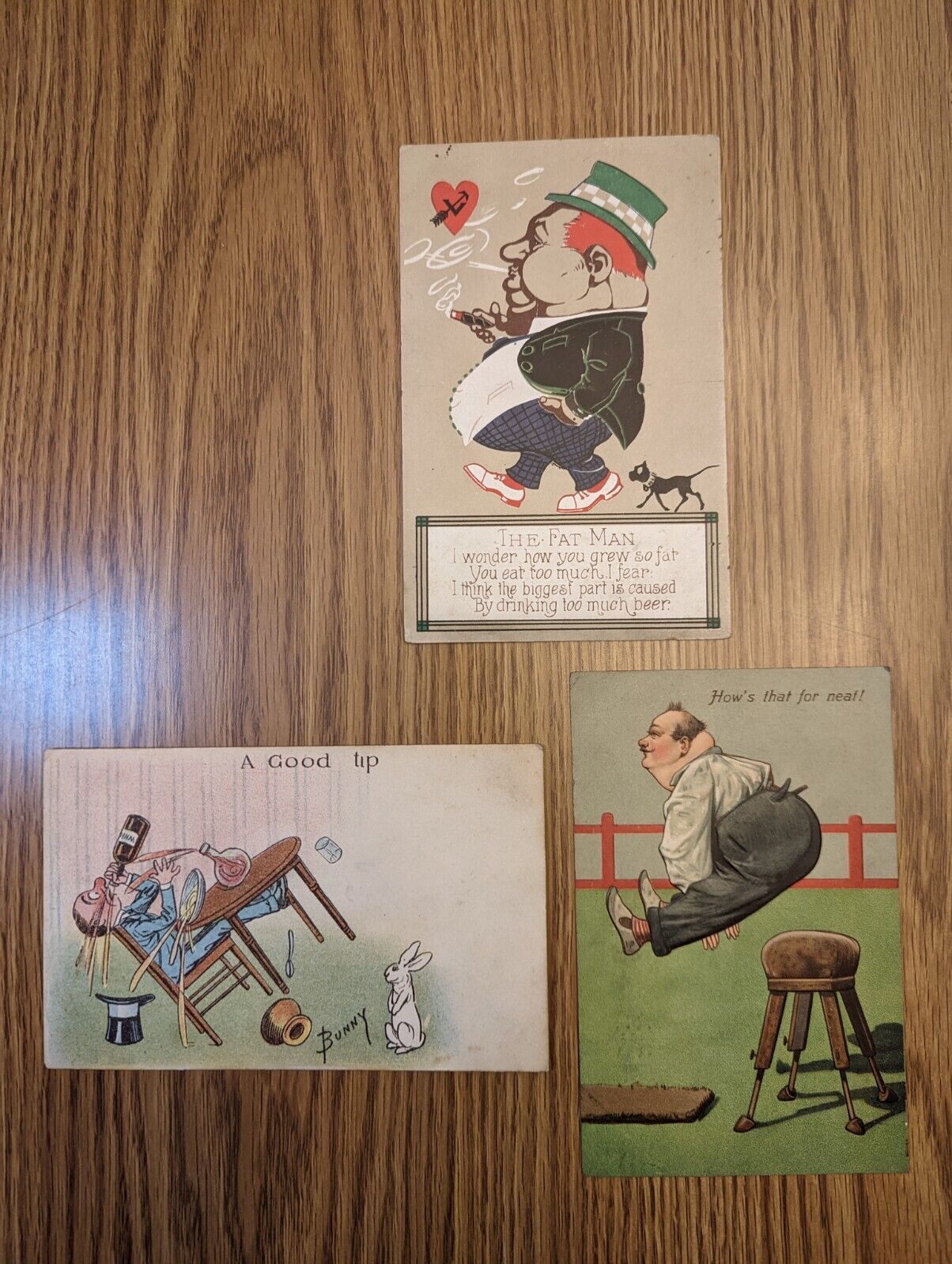 EARLY 1900's COMIC POSTCARDS.