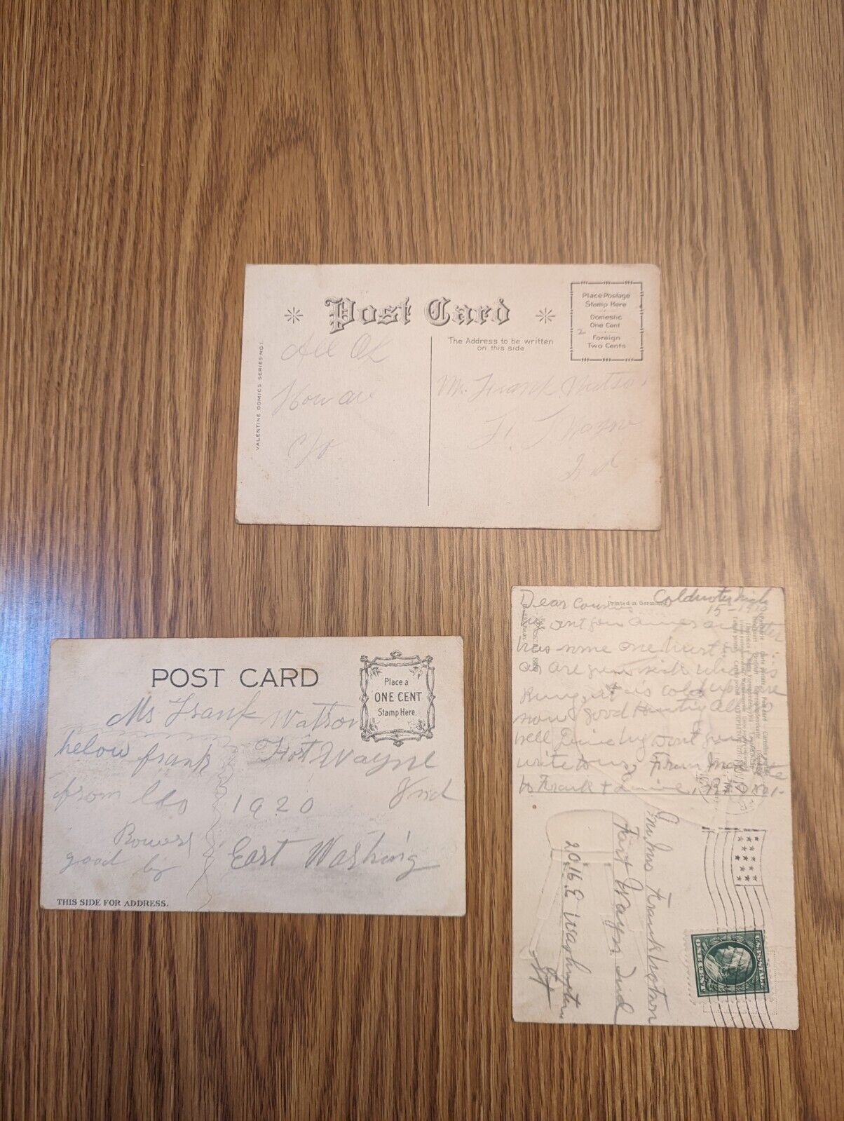 EARLY 1900's COMIC POSTCARDS.