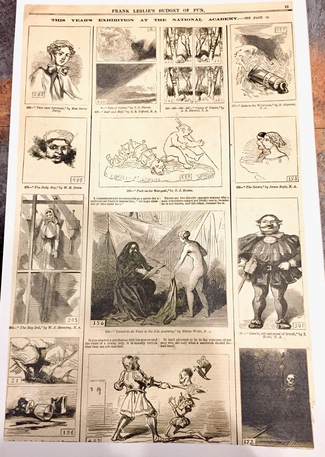Women Suffrage Movement Early 1800s Original Cartoon Americana Advertising Comic