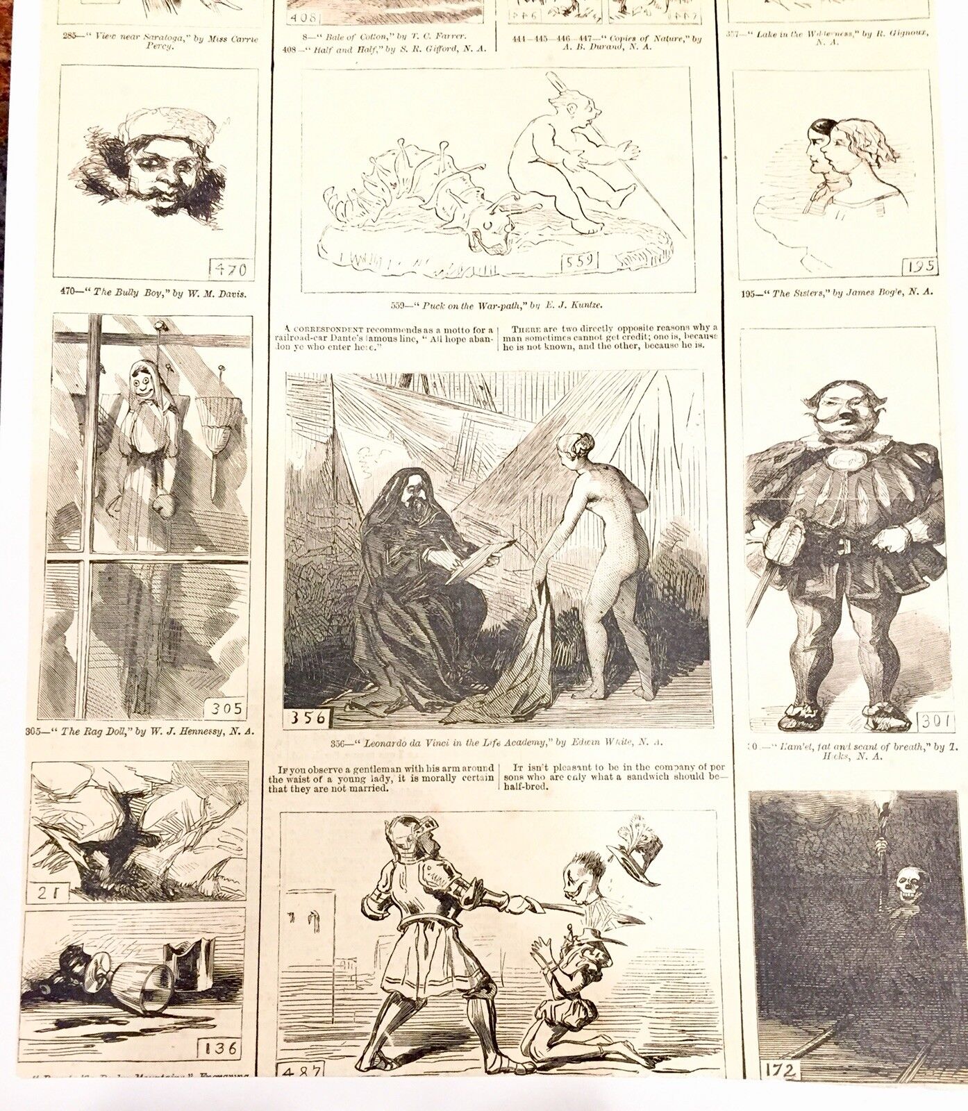 Women Suffrage Movement Early 1800s Original Cartoon Americana Advertising Comic