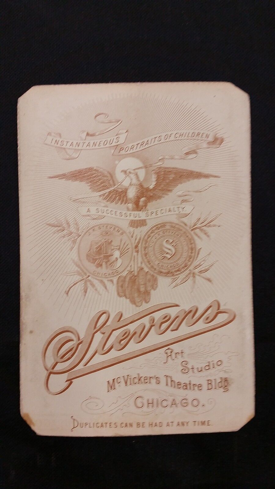 1890 Studio Cabinet MARK BALDWIN - Chicago Pirates Players League - Great image