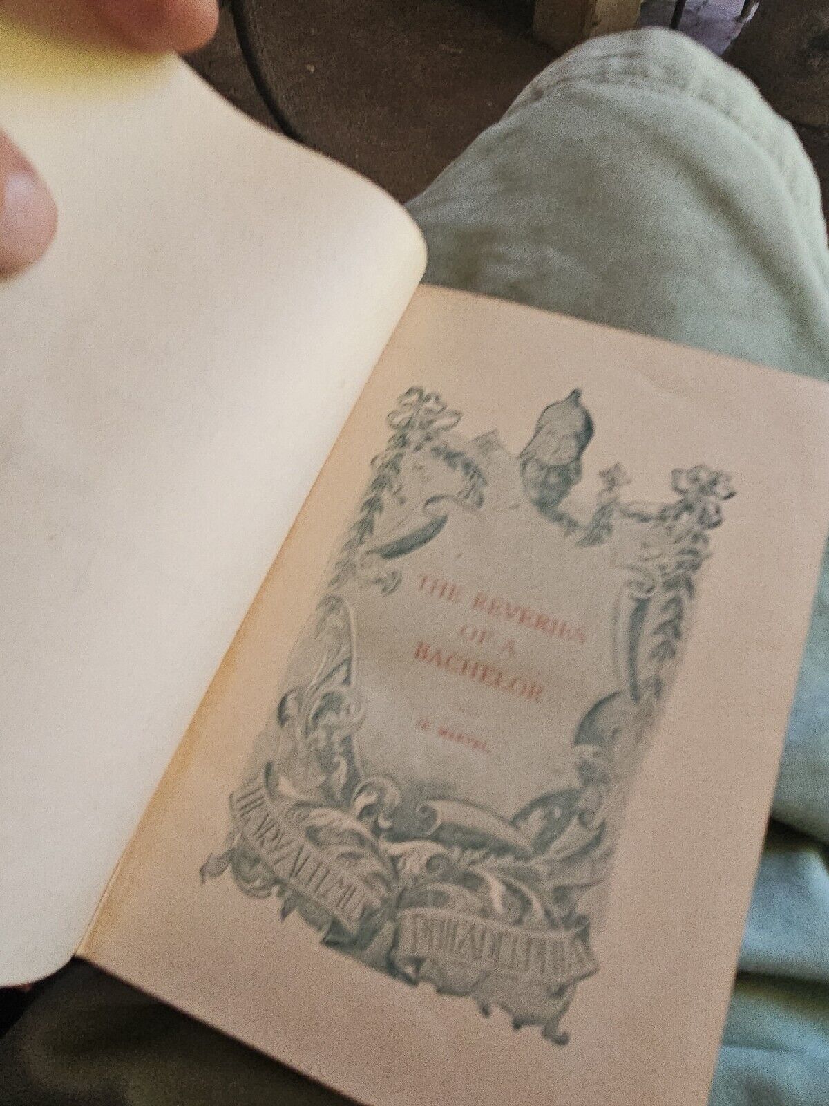 Reveries of a Bachelor  by IK Marvel (Donald G Mitchell) 1800s Henry Altemus VG