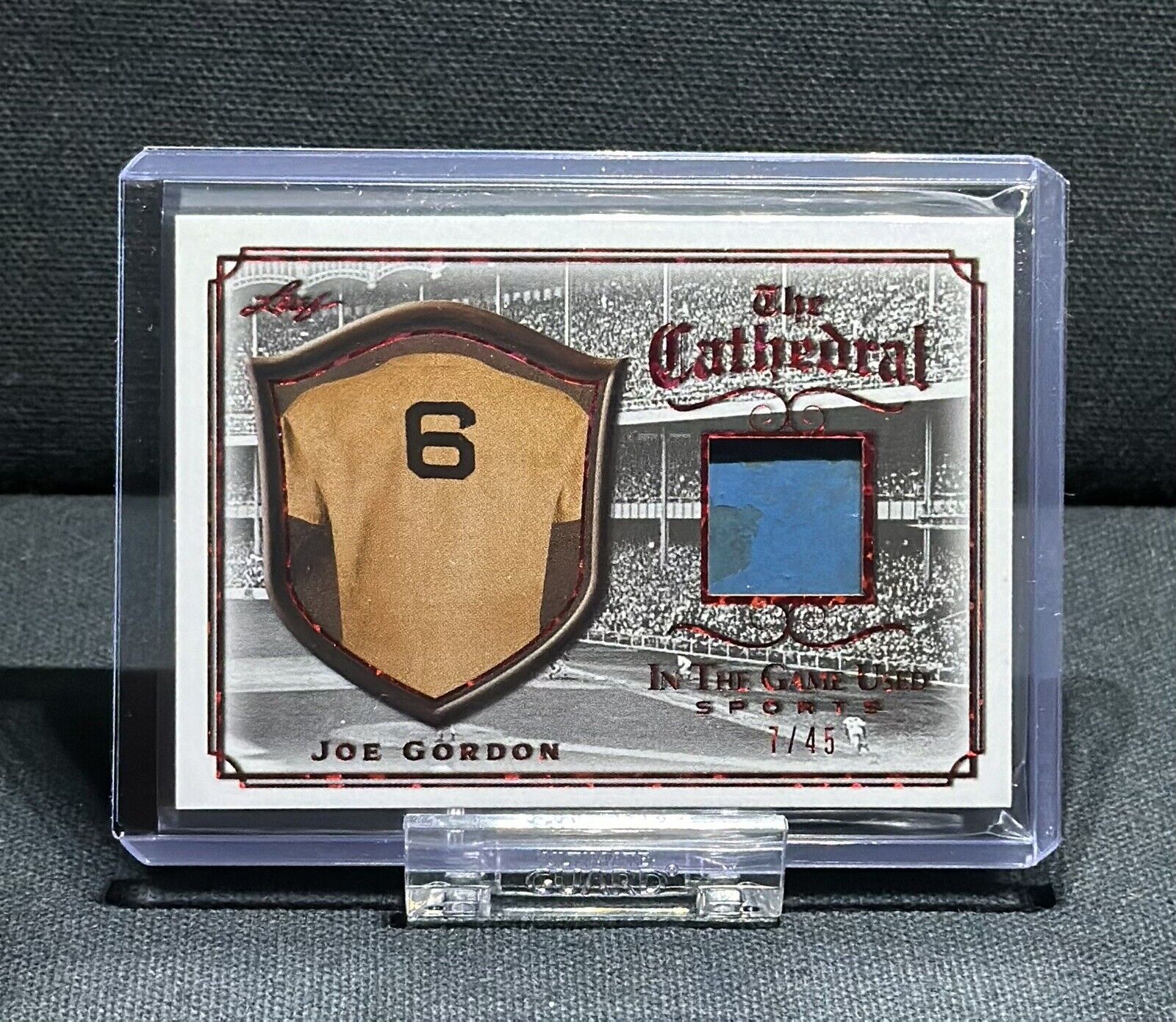 Leaf In The Game Used Joe Gordon New York Yankees HOF Seat Relic 7/45