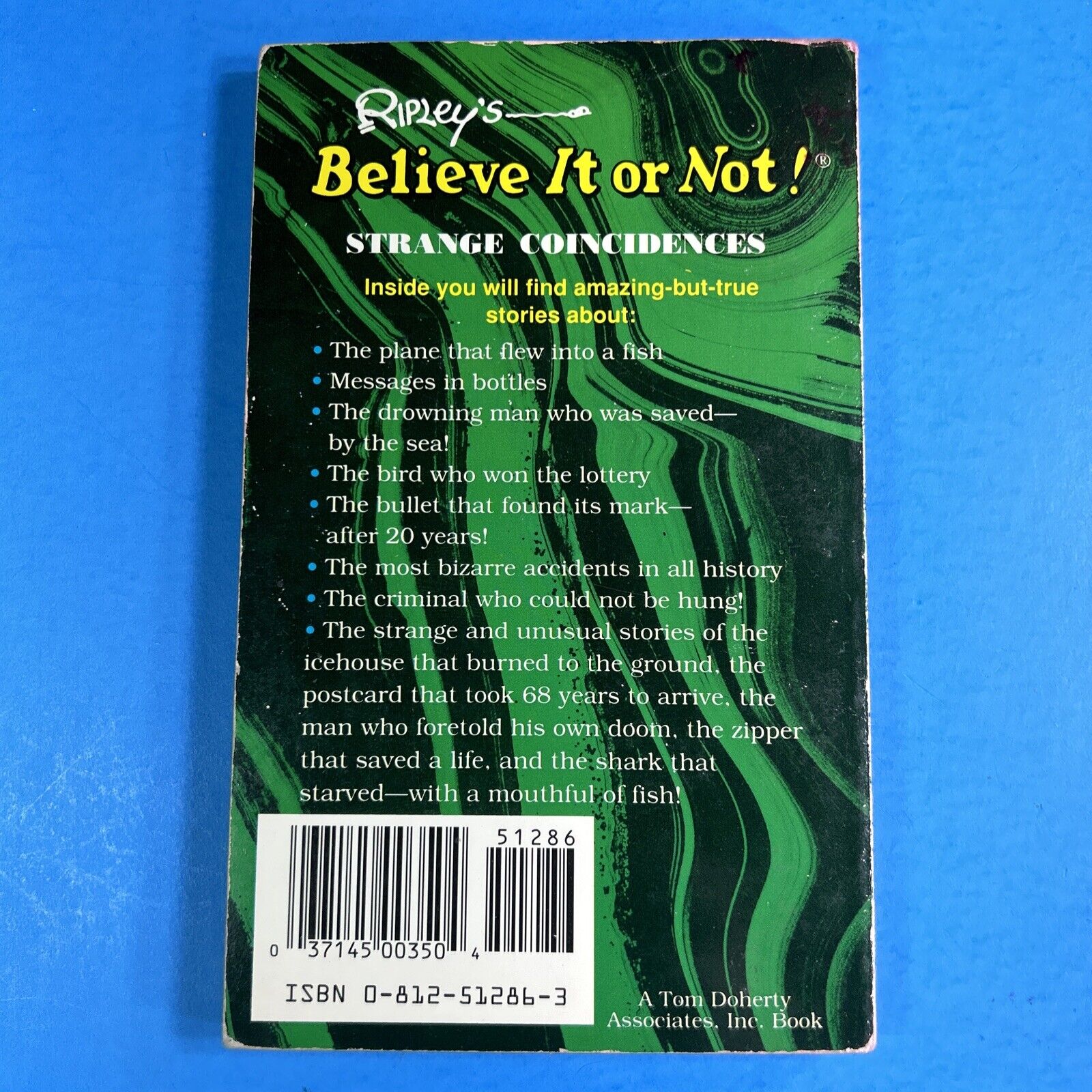 Ripley's Believe It or Not Lot 2 Books SPORTS ODDITIES & STRANGE COINCIDENCES