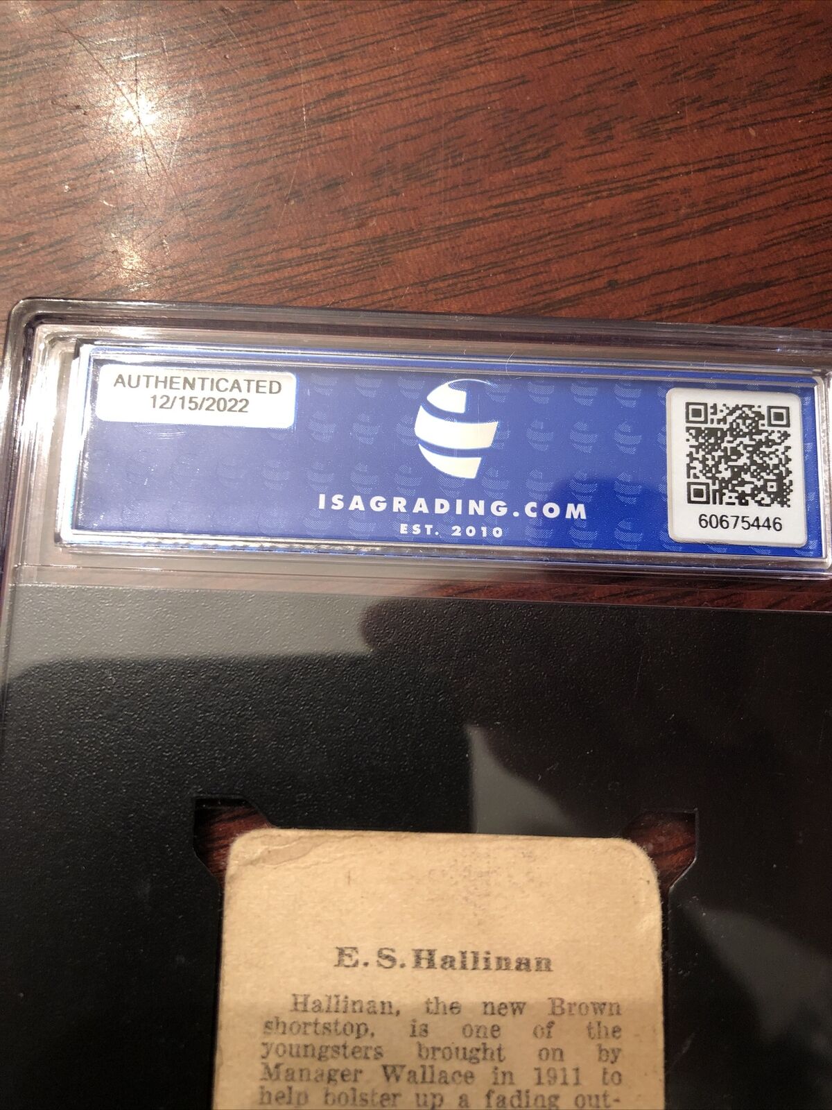 1912 T207 ES HALLINAN