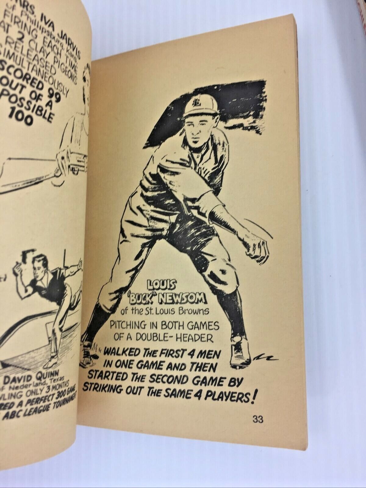 1969 “Ripley's Believe It or Not” SPORTS ODDITIES. 1st Print. +Sports Stumpers
