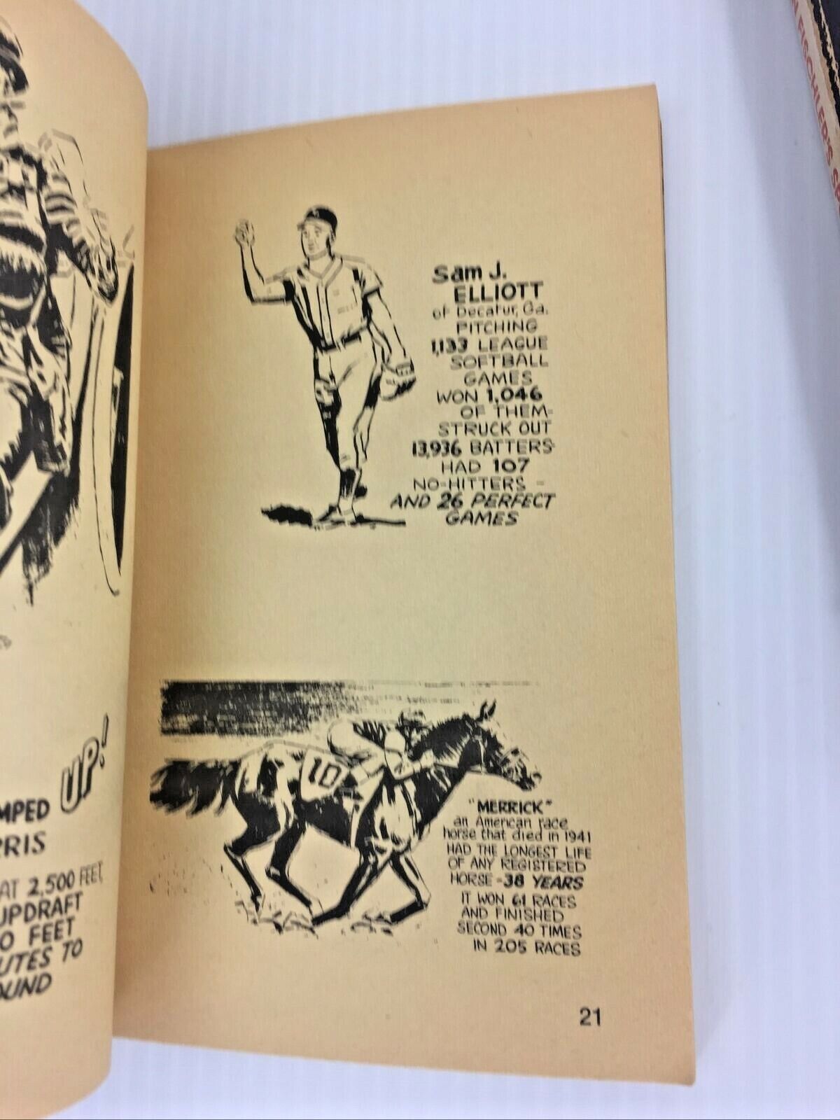 1969 “Ripley's Believe It or Not” SPORTS ODDITIES. 1st Print. +Sports Stumpers