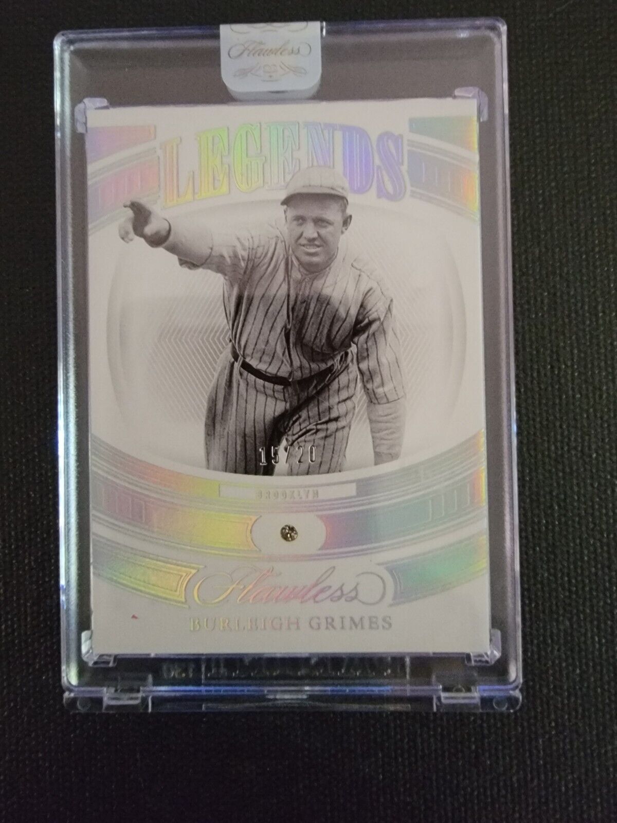 💥💥Babe Ruth Lou Gehrig Burleigh Grimes Panini Flawless Diamond Cards💥💥💣