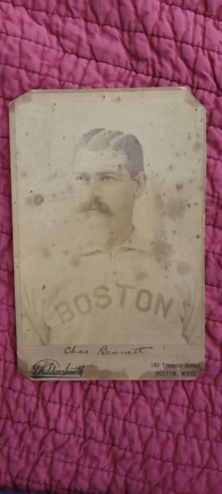 1890 Studio Cabinet HAYES - BROOKLYN Club Players League - Great image