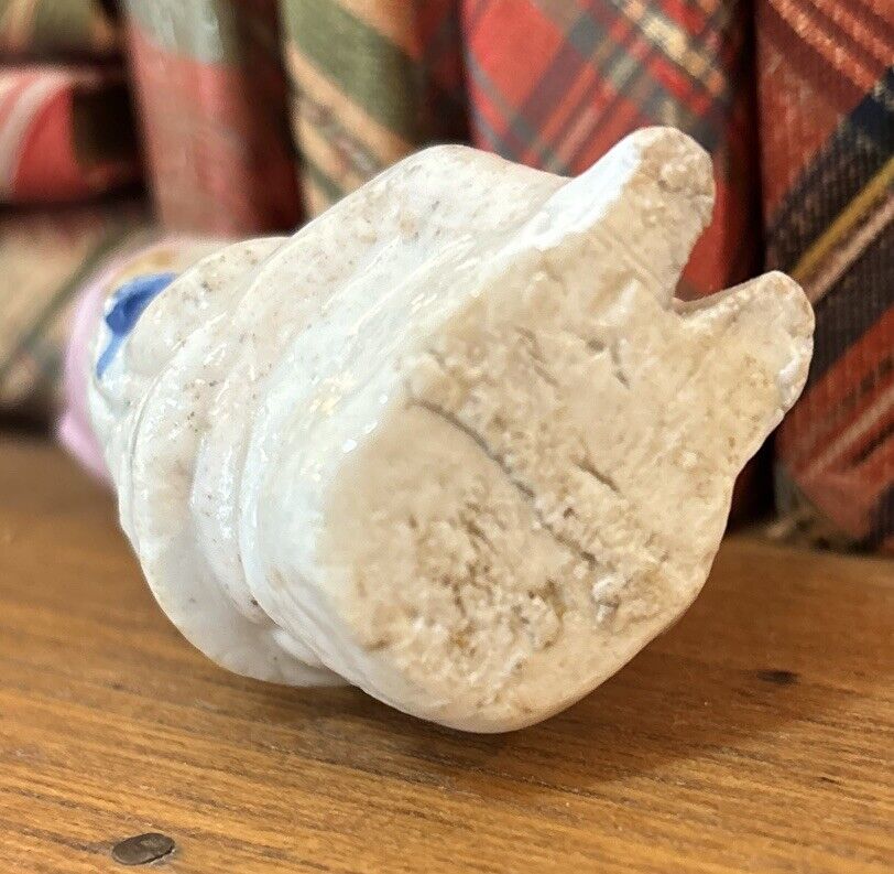 Antique Staffordshire Boy On Potty Figurine 
