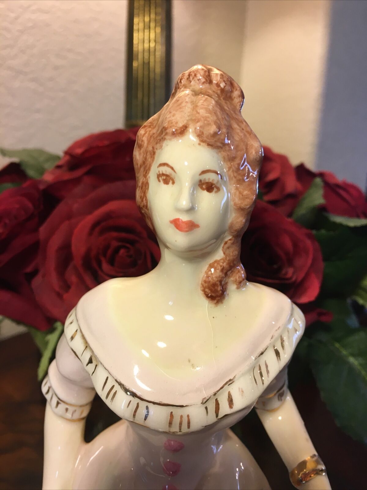 Rare Antique 1800S-1900S French Old Paris Porcelain Woman & Man Figurines