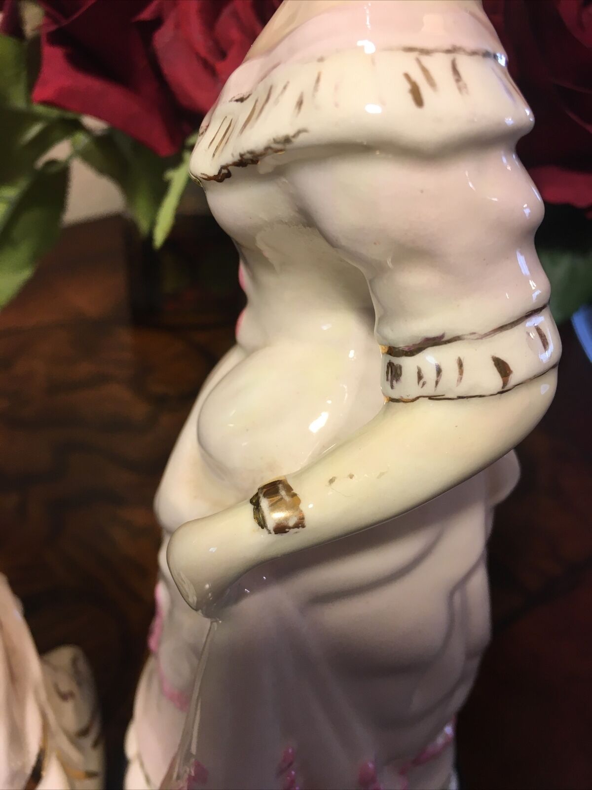 Rare Antique 1800S-1900S French Old Paris Porcelain Woman & Man Figurines