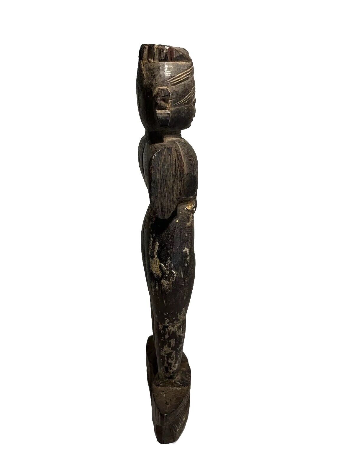 INDIAN HAND CARVED FIGURINE 1800’s STATUE
