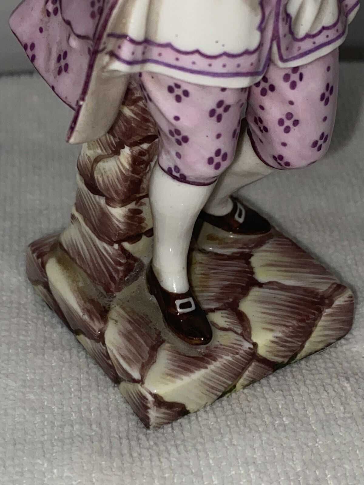 Antique Miniature Capodimonte Porcelain Figurine 1800’s Mark