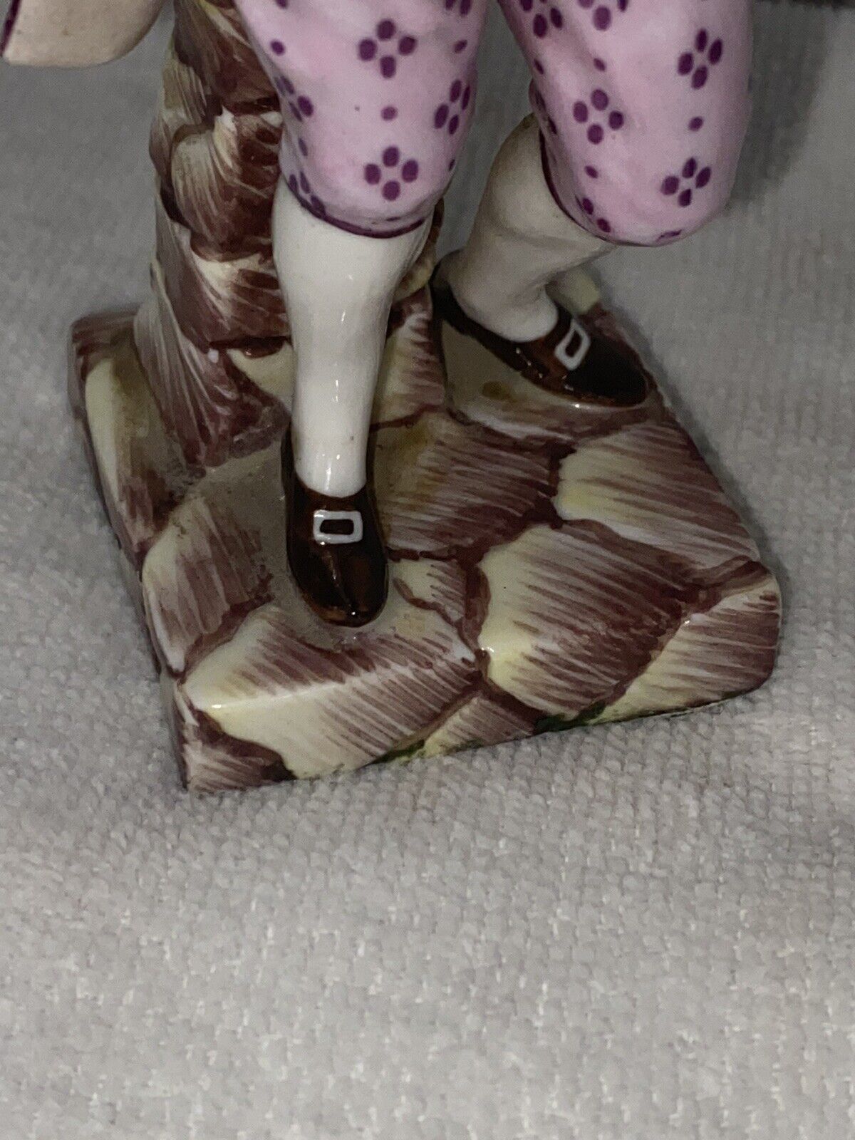 Antique Miniature Capodimonte Porcelain Figurine 1800’s Mark