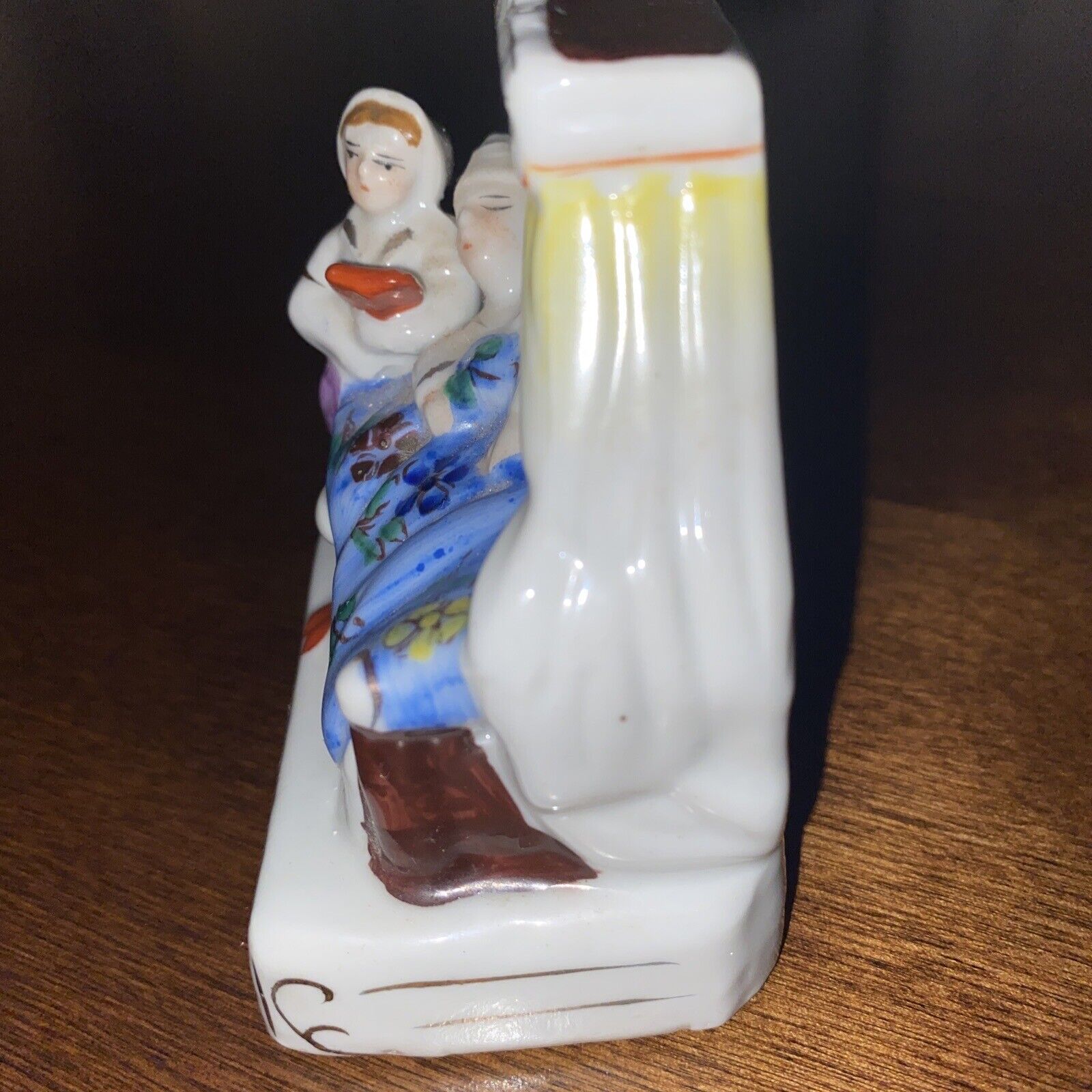Vintage German Fairing Porcelain Figurine "Married For Money "EUC 19th Century