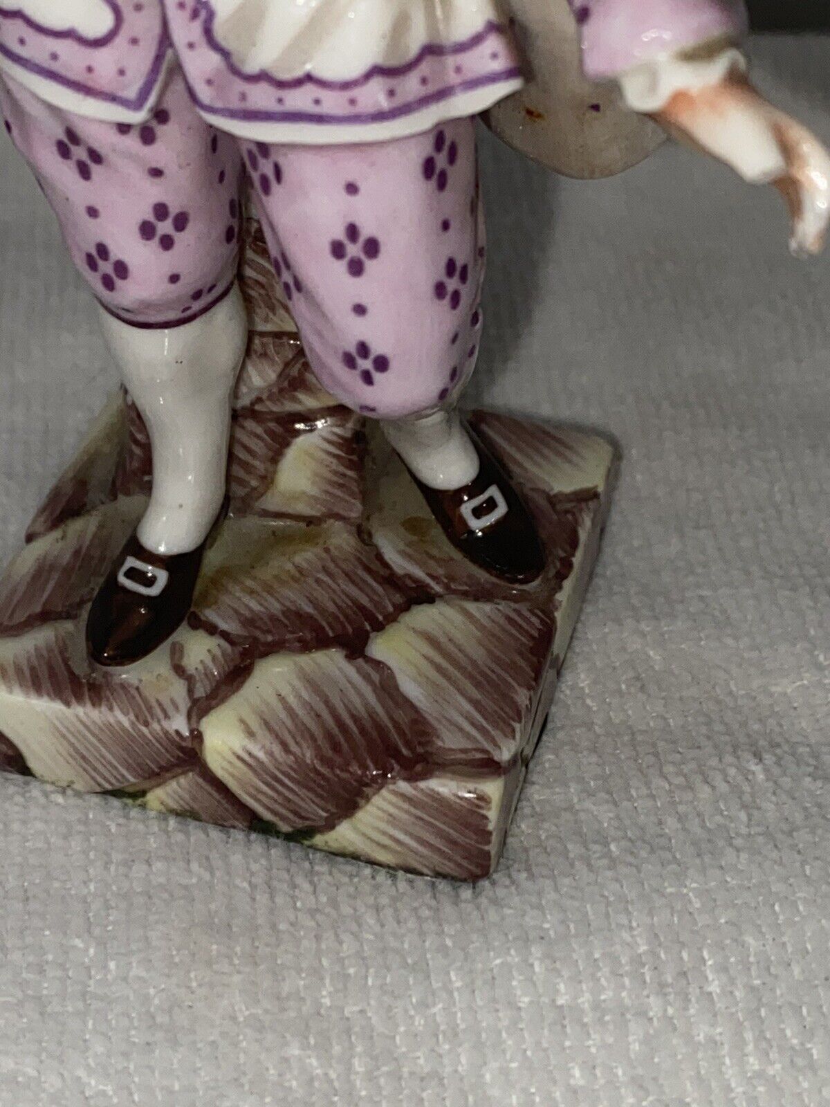 Antique Miniature Capodimonte Porcelain Figurine 1800’s Mark