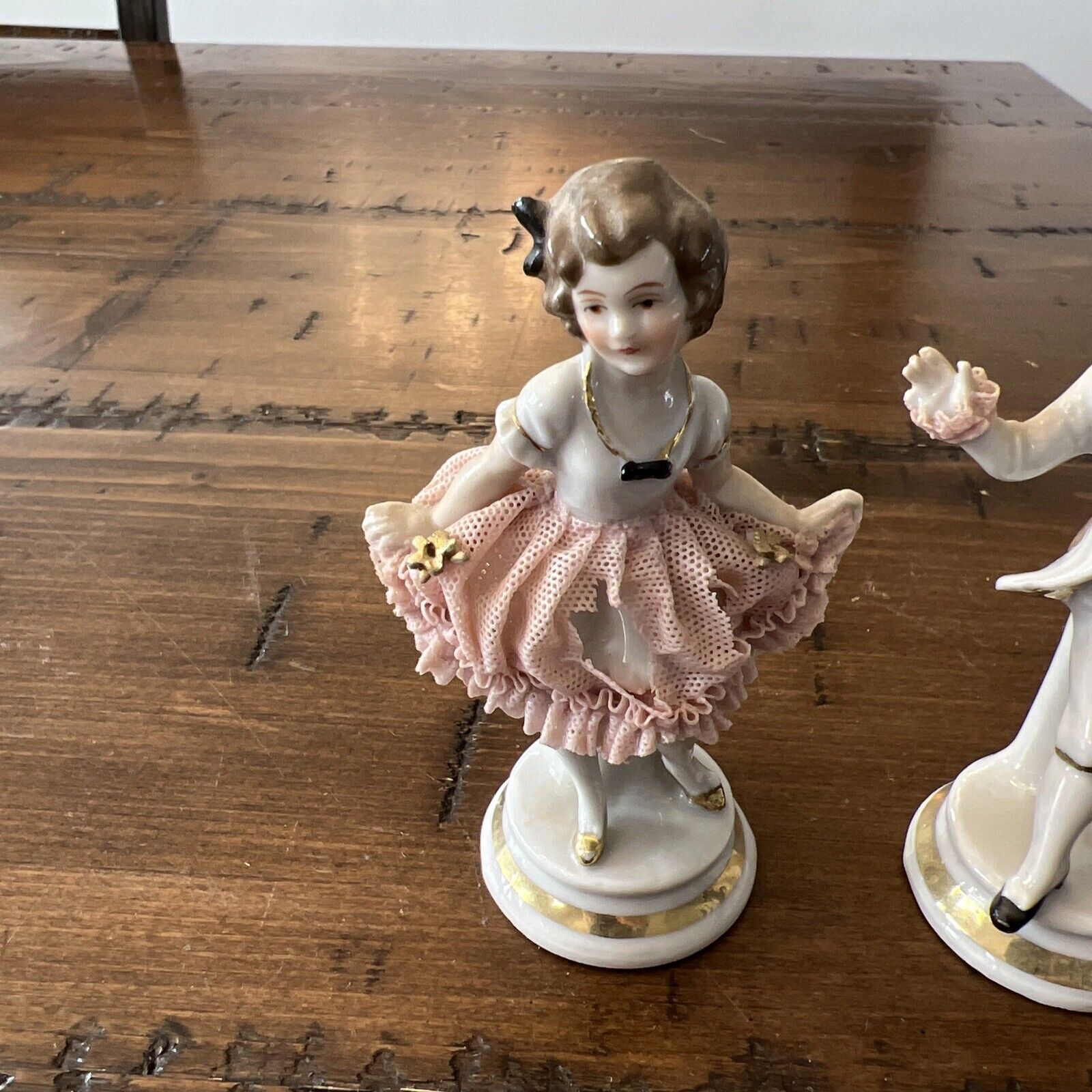Vintage Dancing 1800's Couple Figurine Made in Germany