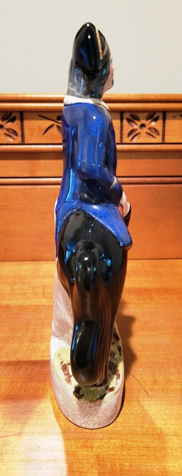 Dick Turpin Staffordshire Flatback Figure Vintage Antique late 1800's