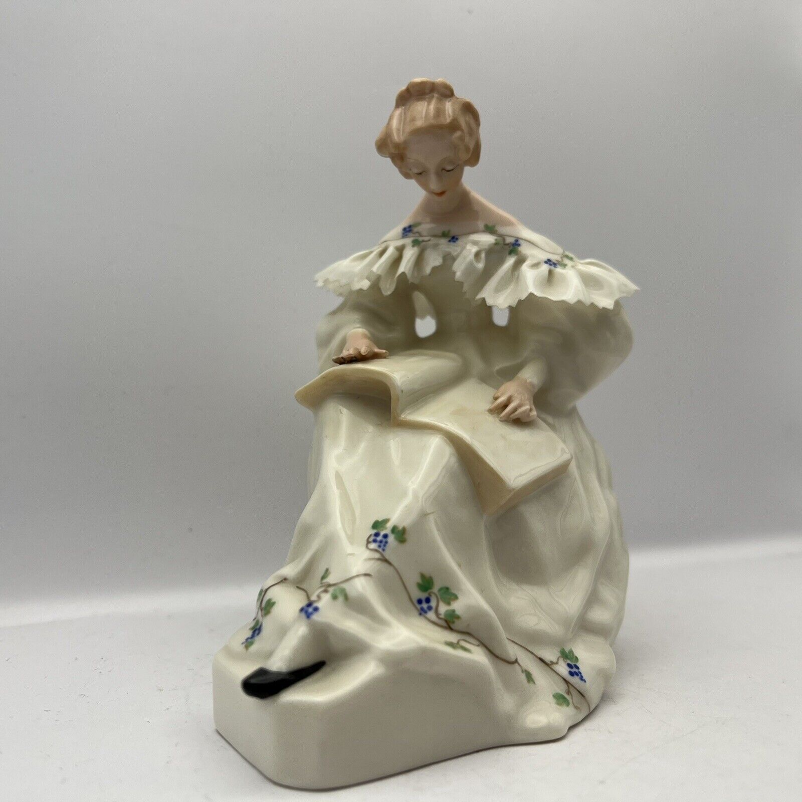 EXTREMELY RARE Early Lenox Figurine- “The Reader” - Est. late 1800s Porcelain