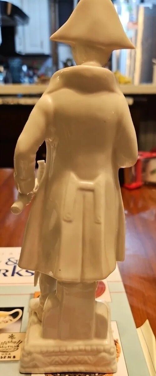 Pair Mid 1800s Napoleon Dresden Style Handcrafted Figurines 10" Finished And Un.