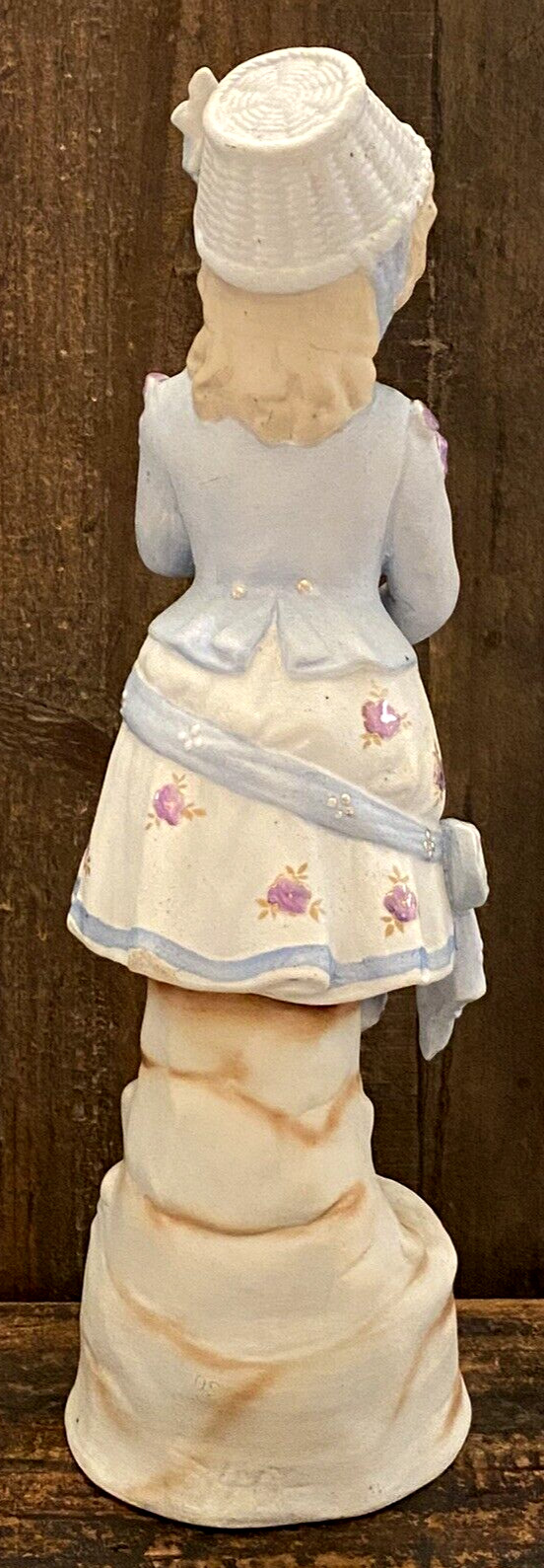 Antique Victorian Era Bisque Girl Figurine 12” Germany?  French? Late 1800’s