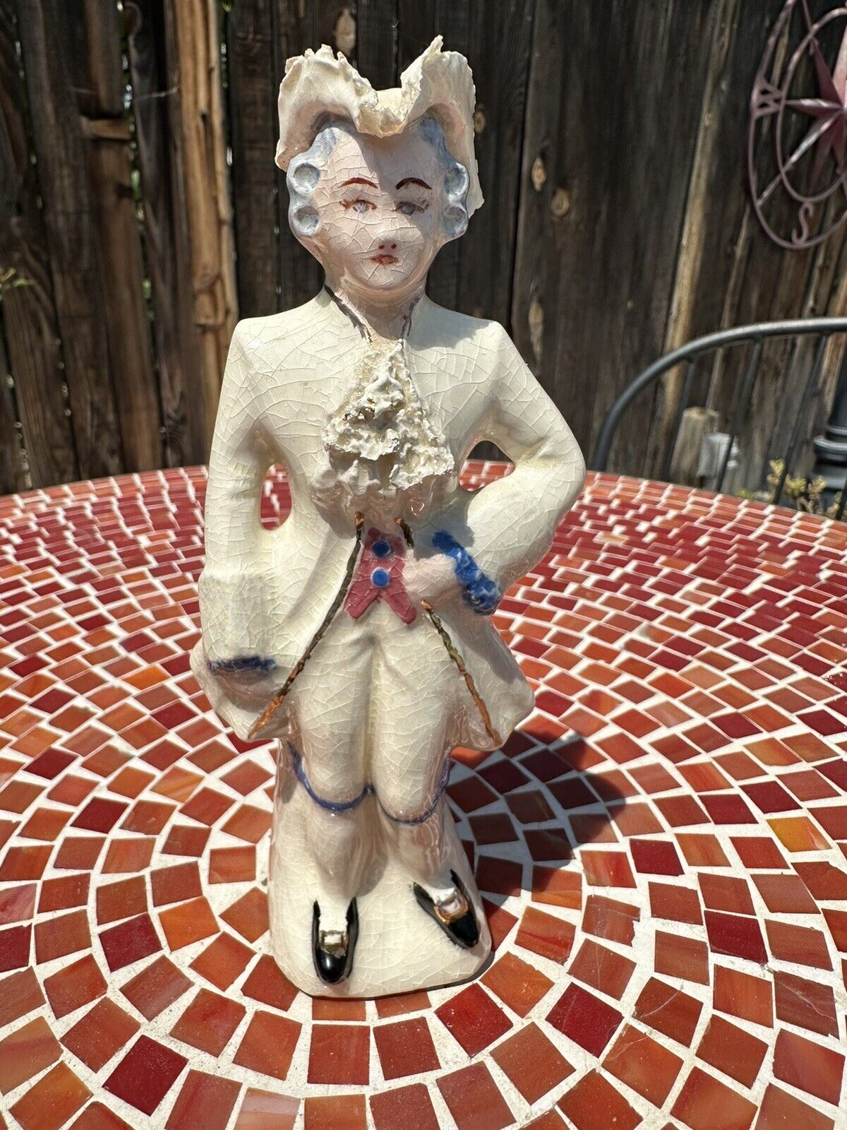 Rare Antique Staffordshire Victorian Figurine. 1800’s . 7.5”