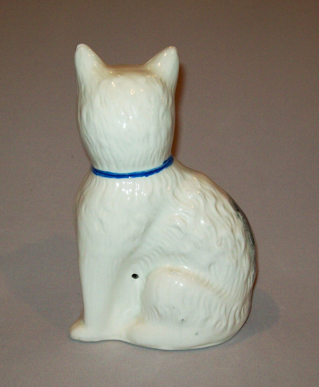 Old Antique Vtg 19th C 1800s Pair of Staffordshire Cats 8 Inch Tall Figures